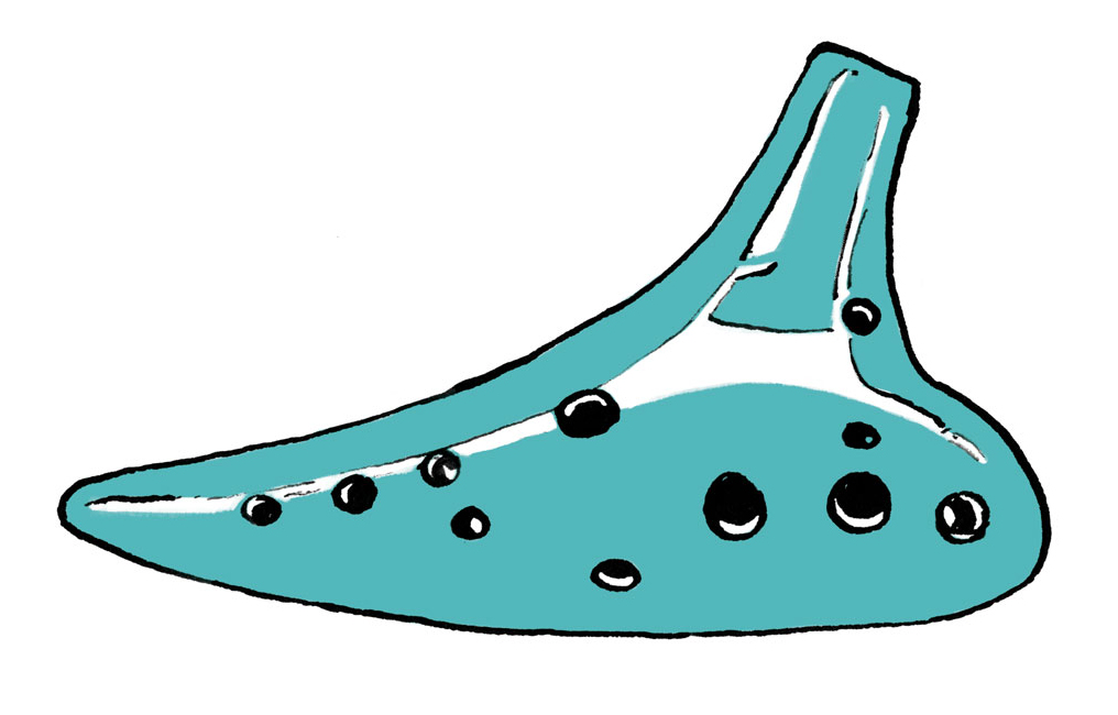 Ocarina bleu