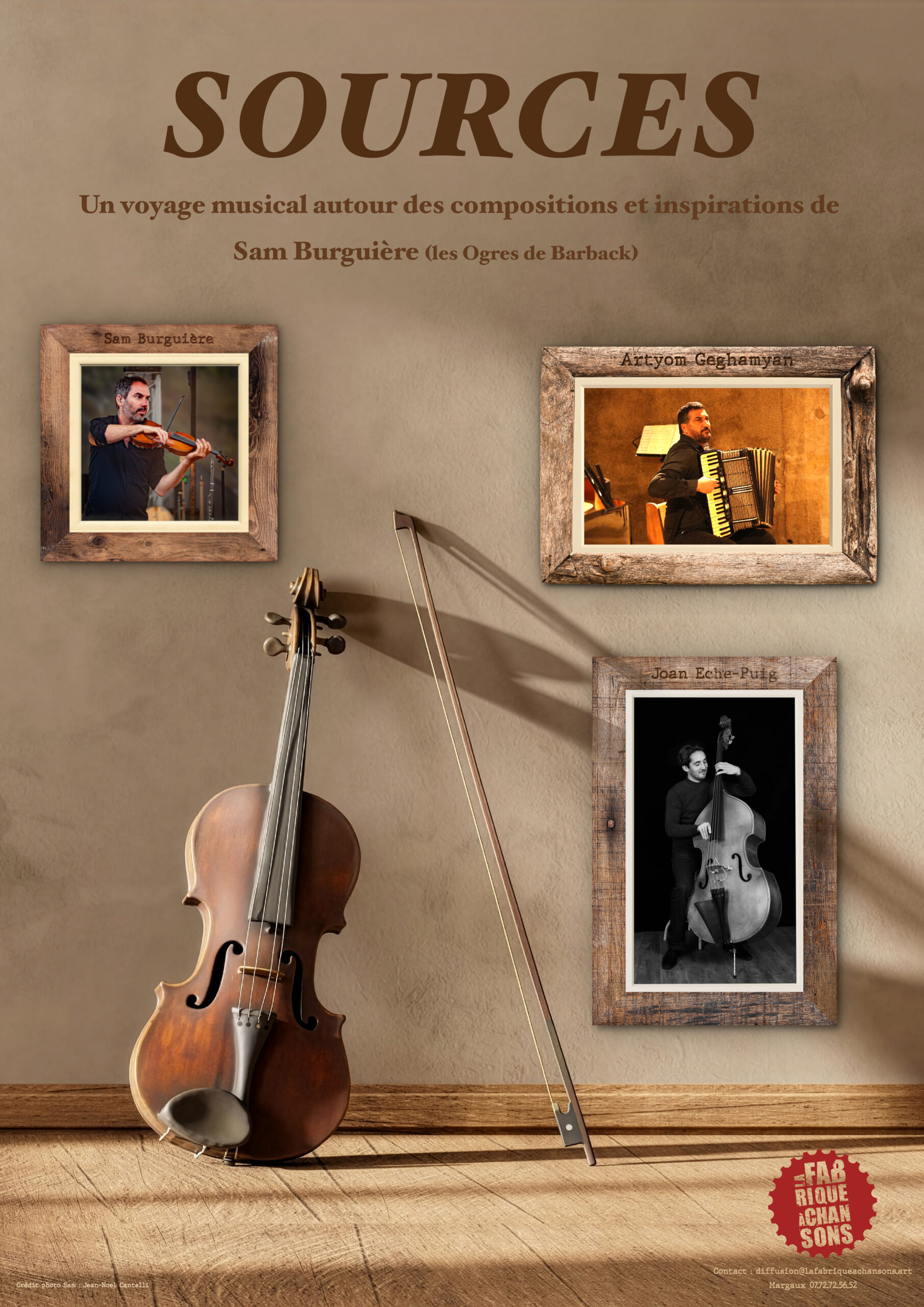 Affiche du spectacle Sources